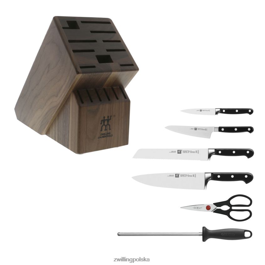 sztućce pl Zwilling professional s 7-częściowy zestaw bloków na noże, orzech 48N488114
