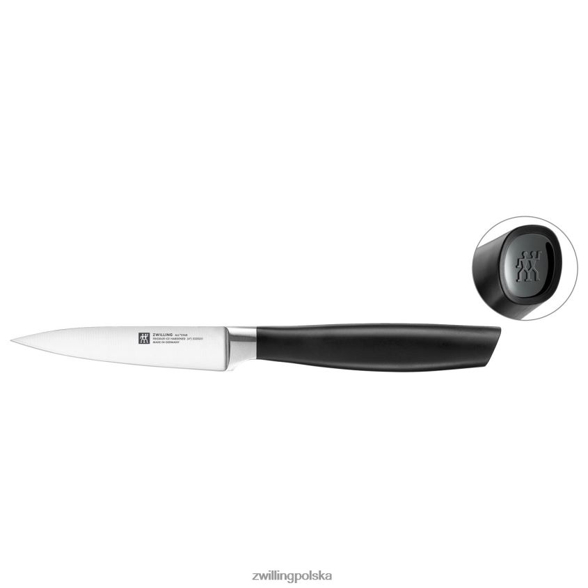 sztućce pl Zwilling all * star 4-calowy, nóż do obierania, czarny mat 48N488307