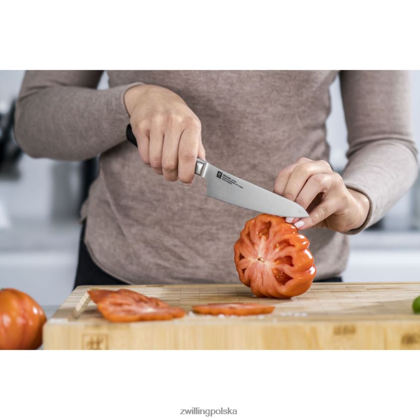 sztućce pl Zwilling all* star 5,5 cala, kompaktowy nóż szefa kuchni, czarny mat 48N488347