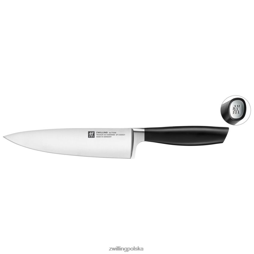 sztućce pl Zwilling all * star 8-calowy, nóż szefa kuchni, srebrny 48N488294
