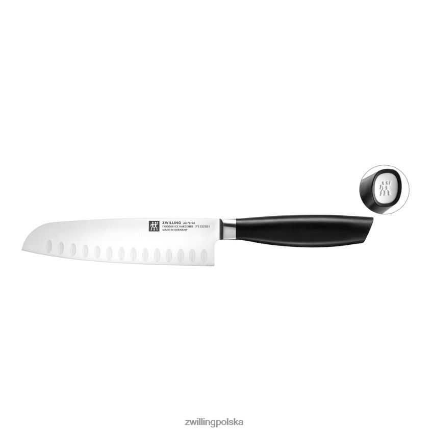 sztućce pl Zwilling wszystkie * gwiazda 7 cali, santoku, biały 48N488318