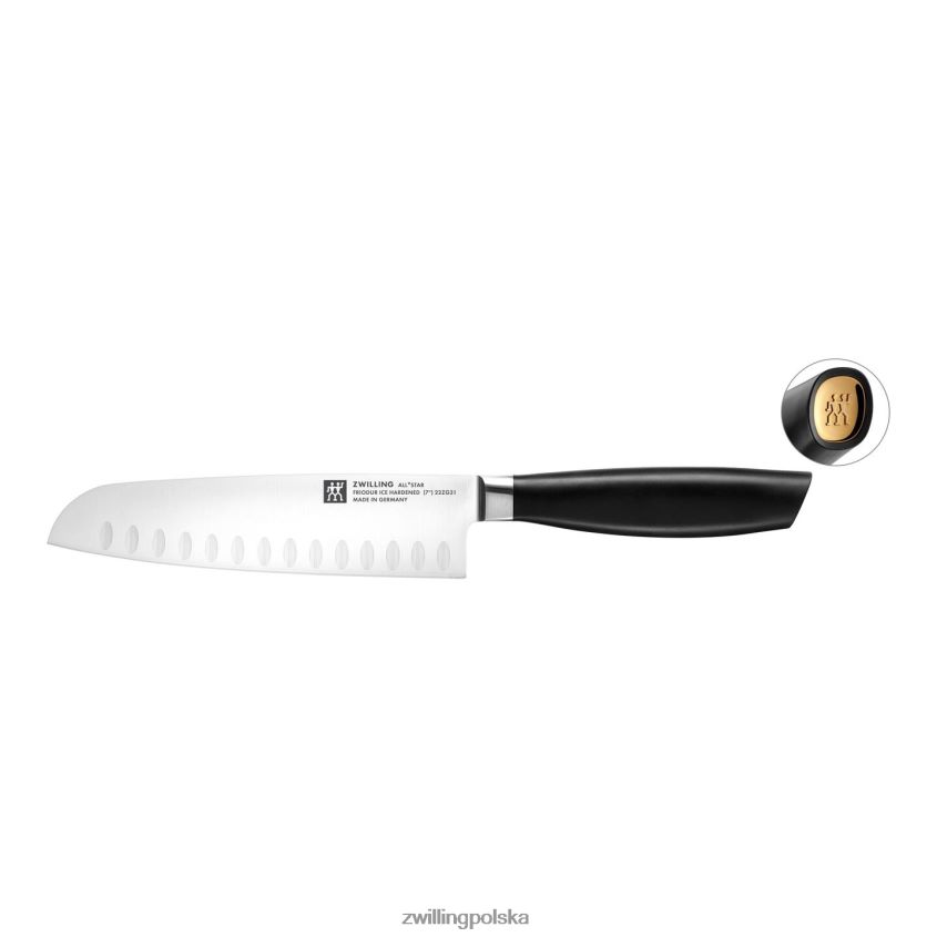 sztućce pl Zwilling wszystkie * gwiazda 7 cali, santoku, złoto 48N488314