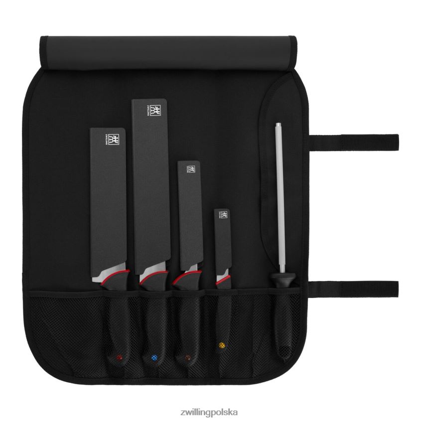 sztućce pl Zwilling niezbędny 6-częściowy zestaw noży szkolnych kulinarnych z osłonami ostrzy 48N488237
