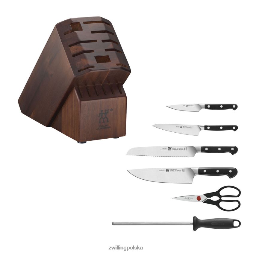 sztućce pl Zwilling pro 7-częściowy zestaw bloków na noże, akacja 48N48893