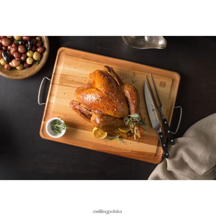 sztućce pl Zwilling pro 2-częściowy zestaw, nóż i widelec do rzeźbienia 48N48877