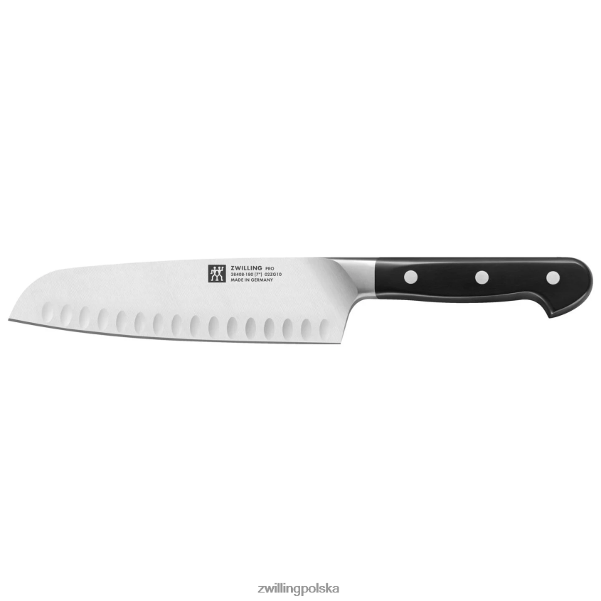 sztućce pl Zwilling profesjonalny 7-calowy nóż santoku z wydrążoną krawędzią 48N48826